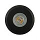 Mini Ollo 1W 12V DC Recessed LED Step Light Black / Warm White - HV2892W-BLK