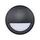 Nava 5W 12V DC Eyelid LED Step Light Matt Black / Warm White - HV2961W-BLK-12V DC