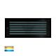Bata 10W 12V DC Grill Face Dimmable LED Brick Light Black / Tri-Colour - HV3004T-BLK-12V