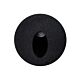 Mini Reces 1W 12V DC Round LED Step Light Black / Warm White - HV3206W-BLK