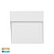 Fino 3W Square LED Step Light White / Tri-Colour - HV3268T-WHT-12V-SQ