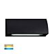 Taso 3.5W 12V DC Rectangular LED Step Light Matt Black / Tri-Colour - HV3270T-BLK-12V
