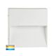 Virsma 4W 240V Square LED Step Light White / Tri-Colour - HV3276T-WHT-240V