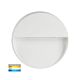 Virsma 4W 240V Round LED Step Light White / Tri-Colour - HV3277T-WHT-240V