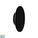Halo 7W Round LED Wall Light Black / Tri-Colour - HV3591T-BLK