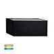 Nikki 6W 240V Up & Down LED Wall Light Black / Tri-Colour - HV3637T-BLK