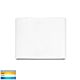 Lisse 6W 12V DC Up & Down LED Wall Light White / Tri-Colour - HV3642T-WHT-12V