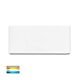 Lisse 6W 12V DC LED Wall Light White / Tri-Colour - HV3643T-WHT-12V