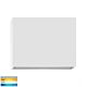 Essil 6W 240V Up & Down LED Wall Light White / Tri-Colour - HV3646T-WHT-240V