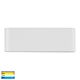 Lisse 12W 12V DC Up & Down Dimmable LED Wall Light White / Tri-Colour - HV3652T-WHT-12V