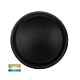 Pivot 10W 240V Swivel Round LED Wall Light Black / Tri-Colour - HV3666T-BLK