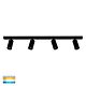 Revo 32W Dimmable LED Spotlight Bar Black / Tri-Colour - HV4002T-4-BLK