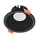 Gleam 9W 240V Dimmable LED Downlight Black / Warm White - HV5528D2W-BLK