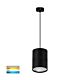 Nella 12W 240V Dimmable Round LED Pendant Matt Black / Tri-Colour - HV5803T-BLK-P