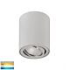 Nella 7W 240V Tilt Dimmable LED Downlight White / Tri-Colour - HV5812T-WHT