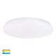 Ostra 28W LED Dimmable IP54 Oyster White / Tri-Colour - HV5886T-WHT