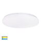 Ostra 28W LED Dimmable IP54 Oyster White / Tri-Colour - HV5886T-WHT