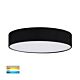 Nella 30W 240V DImmable Surface Mounted LED Oyster Light Black / Tri-Colour - HV5893T-BLK