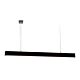 Proline 110W 2400mm Dimmable LED Pendant Black / Neutral White - HV6001N-BLK-2.4