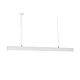 Proline 82W 1800mm Dimmable LED Pendant White / Cool White - HV6001C-WHT-1.8