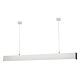 Proline 70 Watt 240V LED Up/Down Pendant Aluminium Finish / Warm White - HV6004W