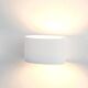 Arc 3W 240V Up & Down Plaster LED Wall Light White / Warm White - HV8026W