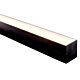 Deep Square 2 Meter 60x70mm LED Profile Black - HV9693-6070-BLK-2M