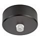 Canopy 70mm Round Surface Mounted Black - HV9705-7023-BLK