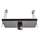 Canopy 90mm Square Recessed Black - HV9705-9005-BLK-SQ