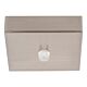Canopy 90mm Square Surface Mounted Satin Chrome - HV9705-9025-SCH-SQ