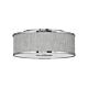 Halo Medium Semi Flush Heather Gray / Brushed Nickel - U/HK/HALO42007BN