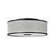Halo Large Semi Flush Heather Gray / Black - U/HK/HALO42009BK