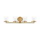 Rixon 4 Wall Light Heritage Brass - U/HK/5494HB