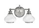 Ainsley 7W LED Twin Bathroom Wall Light Polished Chrome / Warm White - HK/AINSLEY2 BATH