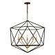 Astrid 5 Light Pendant Chandelier Mettalic Matte Bronze - HK/ASTRID/5P