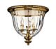 Cambridge Flush Mount Burnished Brass - HK/CAMBRIDGE/F/B