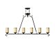 Casa 6 Light Chandelier Olde Black - U/HK/4304OL