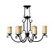 Casa 6 Light Chandelier Olde Black - U/HK/3508OL