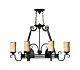 Casa 8 Light Chandelier Olde Black - U/HK/4016OL