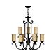Casa 9 Light Chandelier Olde Black - U/HK/4018OL