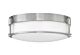 Colbin 3 Light Medium Flush Mount Brushed Nickel - HK/COLBIN/F/M BN