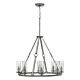 Dakota 8 Light Chandelier Polished Antique Nickel - HK/DAKOTA8