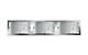 Daphne 10.5W LED Triple Bathroom Wall Light Polished Chrome / Warm White - HK/DAPHNE3 BATH