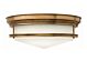 Hadley 3 Light Flush Mount Brushed Bronze - HK/HADLEY/F BR