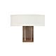 Hampton 2 Light Wall Light Brushed Brass - U/HK/HAMPTON3202BR