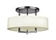 Hampton Semi Flush Antique Nickel - HK/HAMPTON/SF