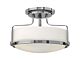 Harper 3 Light Small Semi Flush Polished Chrome - HK/HARPER/SFS CM