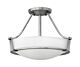 Hathaway Small Semi Flush Antique Nickel - HK/HATHAWAY/SFS N