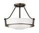 Hathaway Small Semi Flush Olde Bronze - HK/HATHAWAY/SFS B