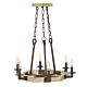 Wyatt 6 Light Chandelier Iron Rust - HK/WYATT6